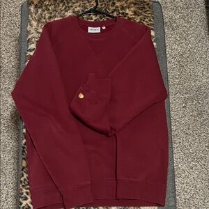 Carhartt WIP Wine/Burgundy Crewneck Sweater